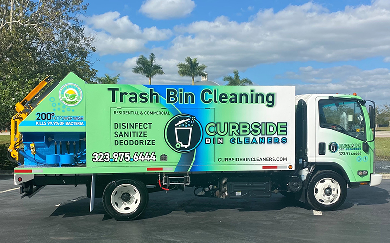 Curbside Bin Cleaners Trash Bin Cleaning